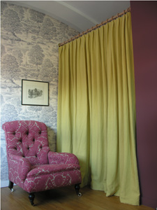 floppity linen curtain by Tinsmiths