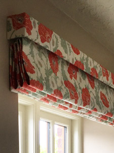 Roman Blind with Top Box